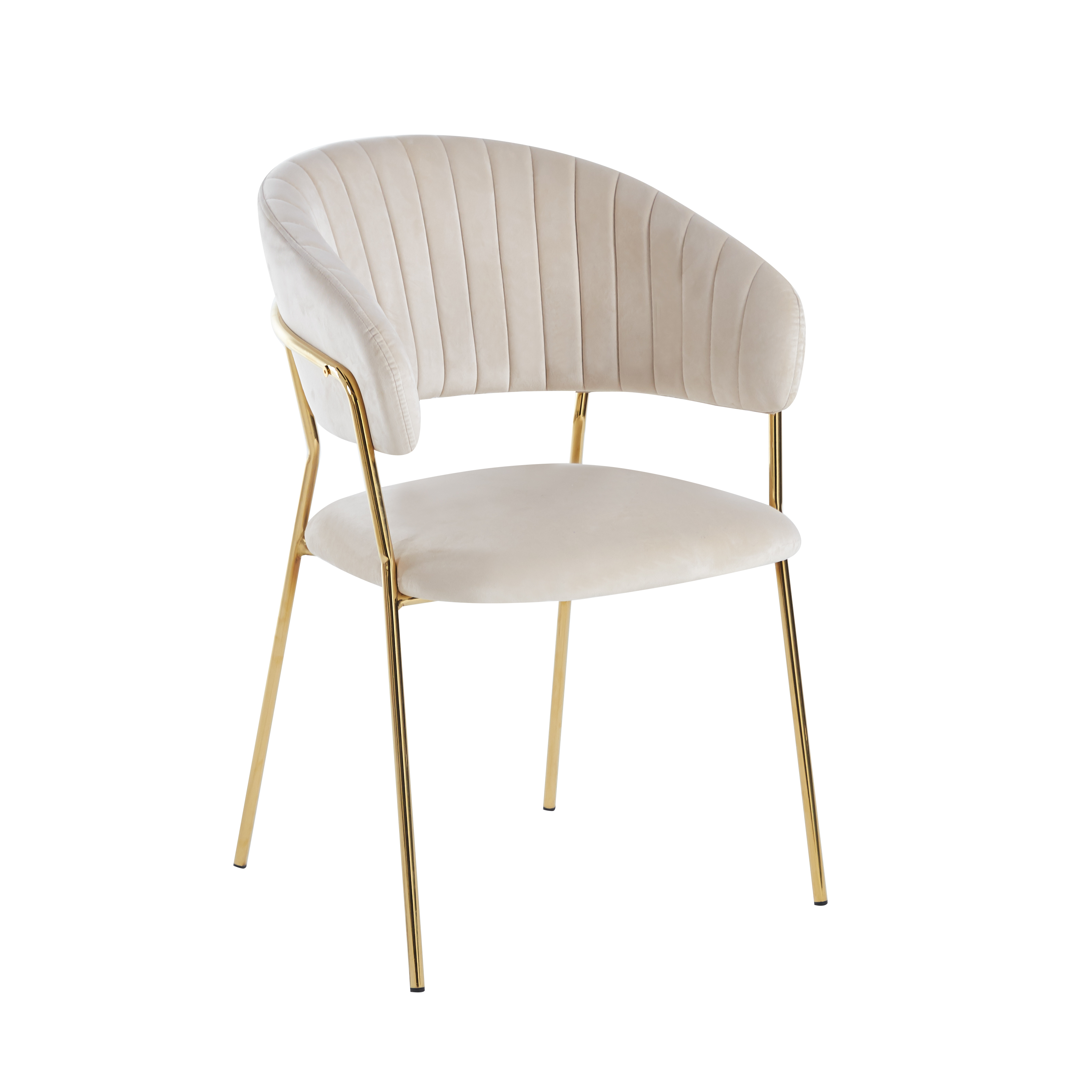 Krzesło K4-FX velvet (beżowe)