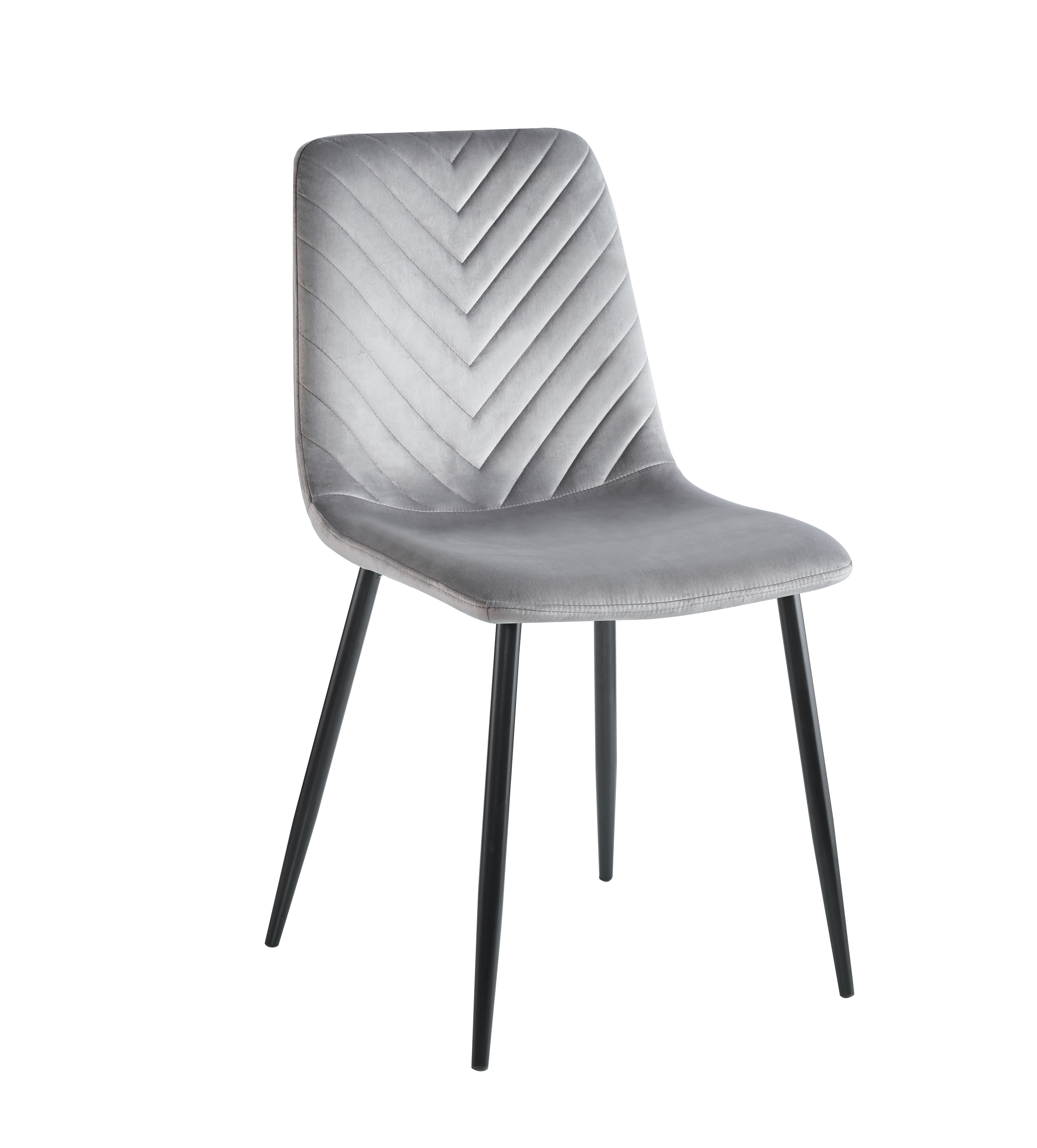 Krzesło velvet K5-FX (szare)