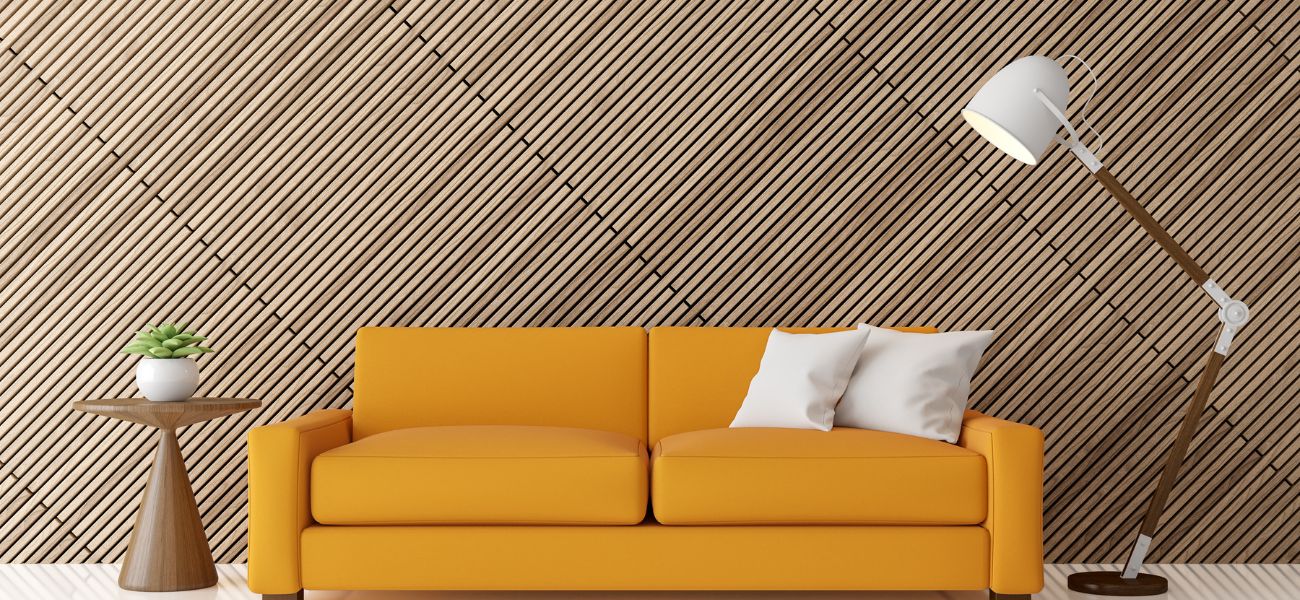 Lamele w salonie – inspiracje