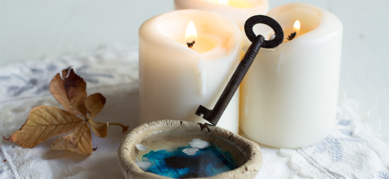 Zabawy andrzejkowe przy stole