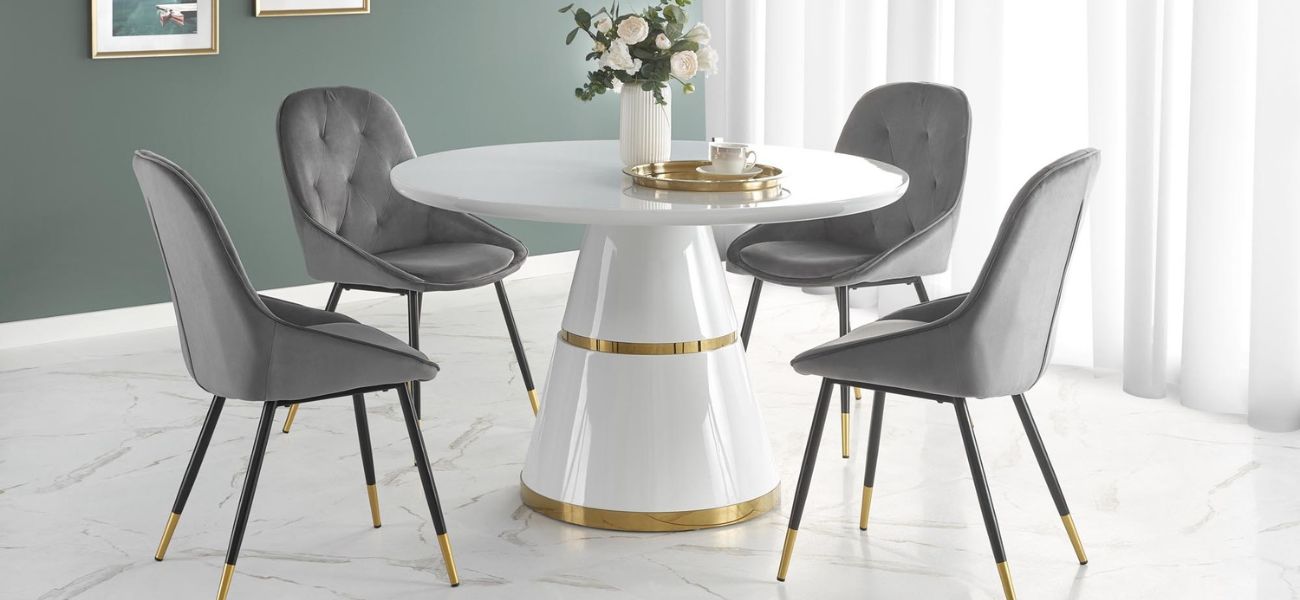 Krzesła do białego stołu - poznaj aranżacje